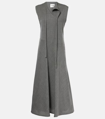 Midikleid aus Schurwolle | Jil Sander