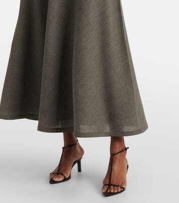 Midikleid aus Schurwolle | Jil Sander