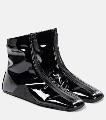 Ankle Boots Sneaker aus Lacklederimitat | Alaïa