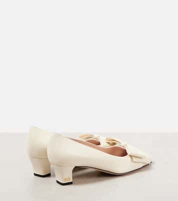 Escarpins de mariée Bowow 45 en cuir | Valentino Garavani