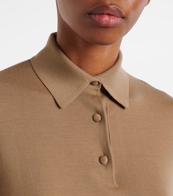 Ipanelli wool jersey polo sweater | The Row