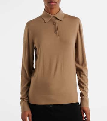 Ipanelli wool jersey polo sweater | The Row