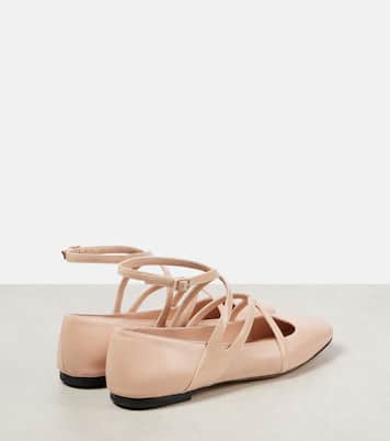Astoria leather ballet flats | Jimmy Choo