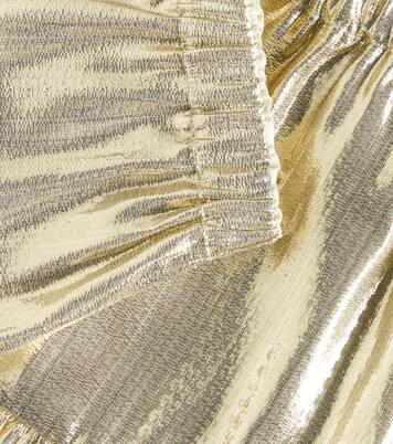 Fringed lamé skirt | Self-Portrait Kids