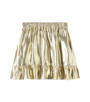 Fringed lamé skirt | Self-Portrait Kids