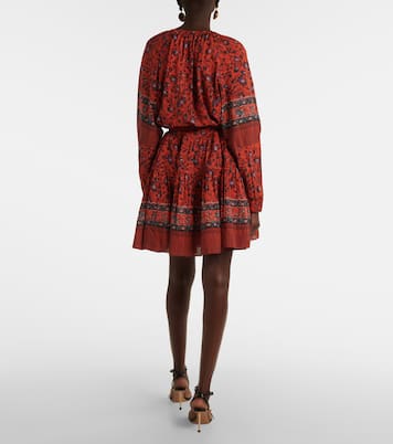 Robe Abri en coton mélangé à fleurs | Ulla Johnson