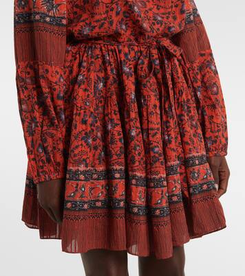 Robe Abri en coton mélangé à fleurs | Ulla Johnson