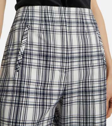 Pantalones anchos Dova en mezcla de algodón | Veronica Beard