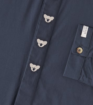 Besticktes Hemd Lauden aus Baumwolle | Donsje