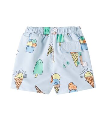 Baby printed swim trunks | Stella McCartney Kids