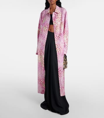 Printed jacquard coat | Dries Van Noten