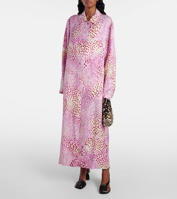 Printed jacquard coat | Dries Van Noten