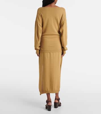 Midikleid aus Baumwolle | Lemaire