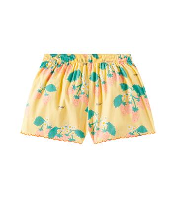 Bedruckte Shorts Strawberries aus Baumwolle | Tinycottons