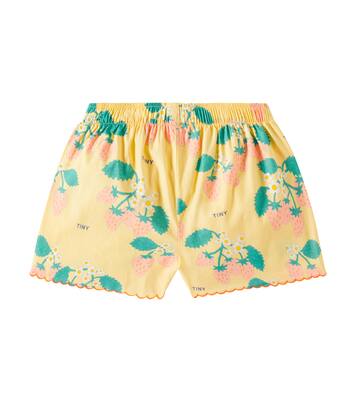 Bedruckte Shorts Strawberries aus Baumwolle | Tinycottons