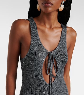 Robe longue Jules à sequins | Bananhot