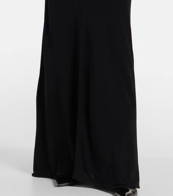 Robe longue en crêpe | Stella McCartney