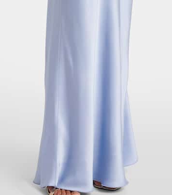 Cutout satin gown | Victoria Beckham