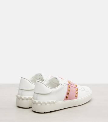 Sneakers Rockstud Untitled aus Leder | Valentino Garavani