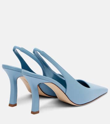 Moirasli leather slingback pumps | Manolo Blahnik
