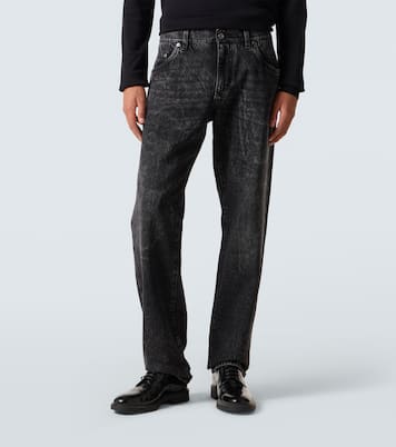 Jeans rectos de tiro medio | Dolce&Gabbana