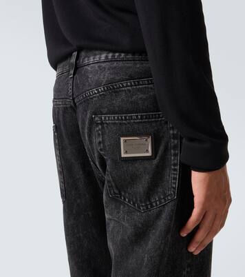 Jeans rectos de tiro medio | Dolce&Gabbana
