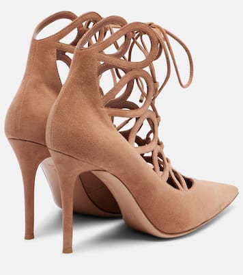 Pointy 95 suede pumps | Gianvito Rossi