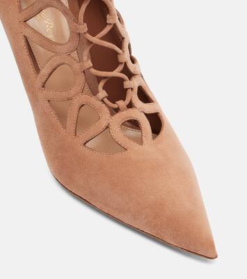 Pointy 95 suede pumps | Gianvito Rossi