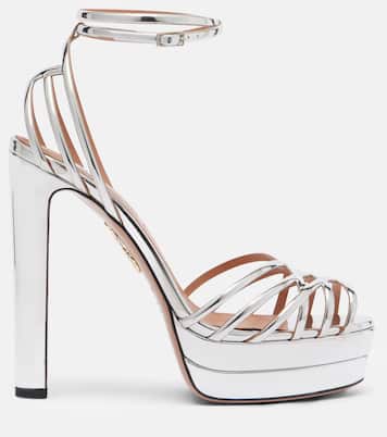 Wild Dream 130 leather platform sandals | Aquazzura