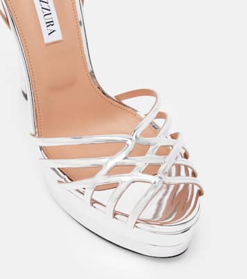 Wild Dream 130 leather platform sandals | Aquazzura