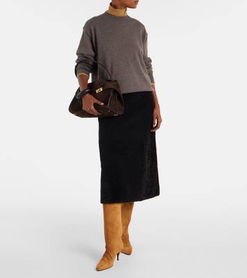 Silhouette 80 suede knee-high boots  | Herbert Levine