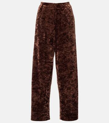 Gerade Hose aus Samt | Xu Zhi