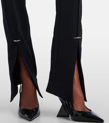 High-rise flared pants | Mugler