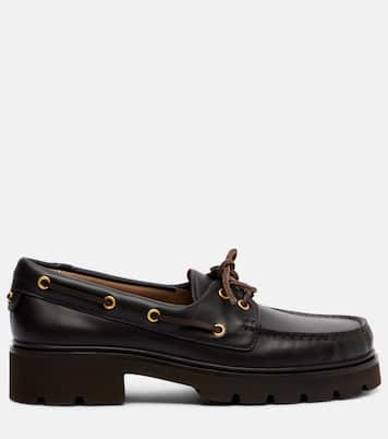 Segelschuhe aus Leder | Gianvito Rossi