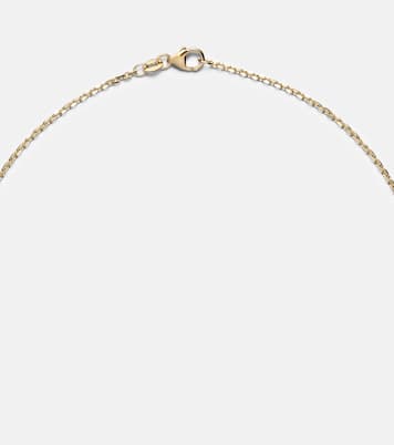 18kt gold pendant necklace with emeralds  | Anita Ko