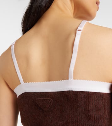 Wool and cashmere top | Prada