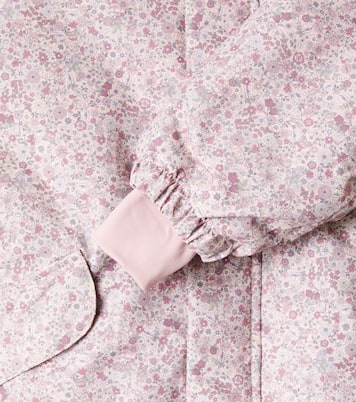 Miko floral padded snowsuit | Wheat