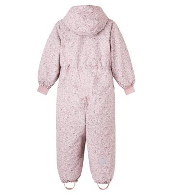 Miko floral padded snowsuit | Wheat