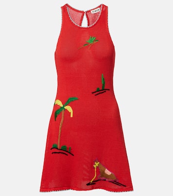 Besticktes Minikleid Marea aus Baumwolle | Staud