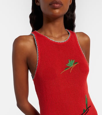 Besticktes Minikleid Marea aus Baumwolle | Staud