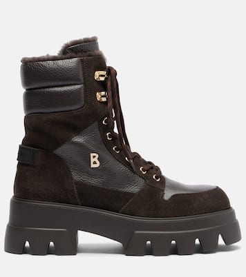 Sapporo shearling-lined leather lace-up boots | Bogner