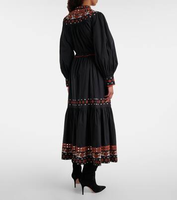 Falda larga de algodón bordada | Farm Rio