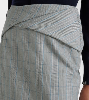 Midirock aus Schurwolle | Victoria Beckham