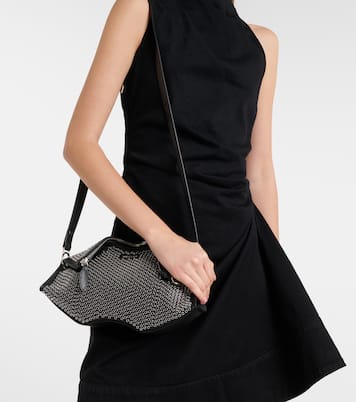 Pochette Manta en cuir à ornements | McQueen