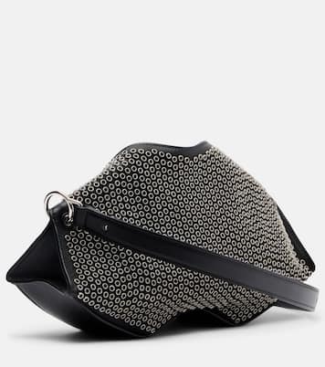 Pochette Manta en cuir à ornements | McQueen