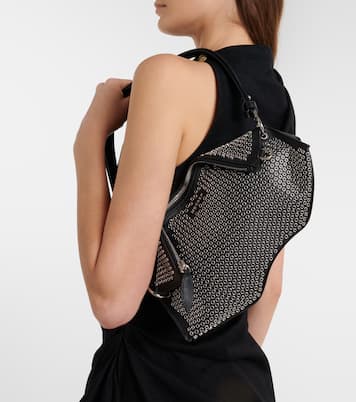 Pochette Manta en cuir à ornements | McQueen