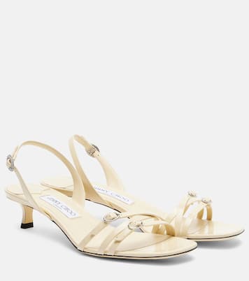 Sandales slingback Kaira en cuir verni | Jimmy Choo