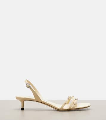 Sandales slingback Kaira en cuir verni | Jimmy Choo