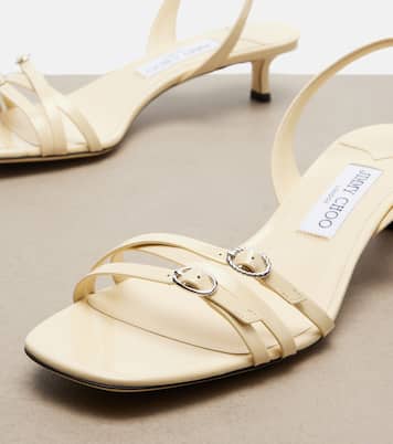 Sandales slingback Kaira en cuir verni | Jimmy Choo