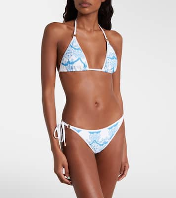 Malta printed bikini top | Melissa Odabash
